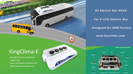 How Many Compressors Need to be Equipped for Electric Bus HVAC Systems? - KingClima 