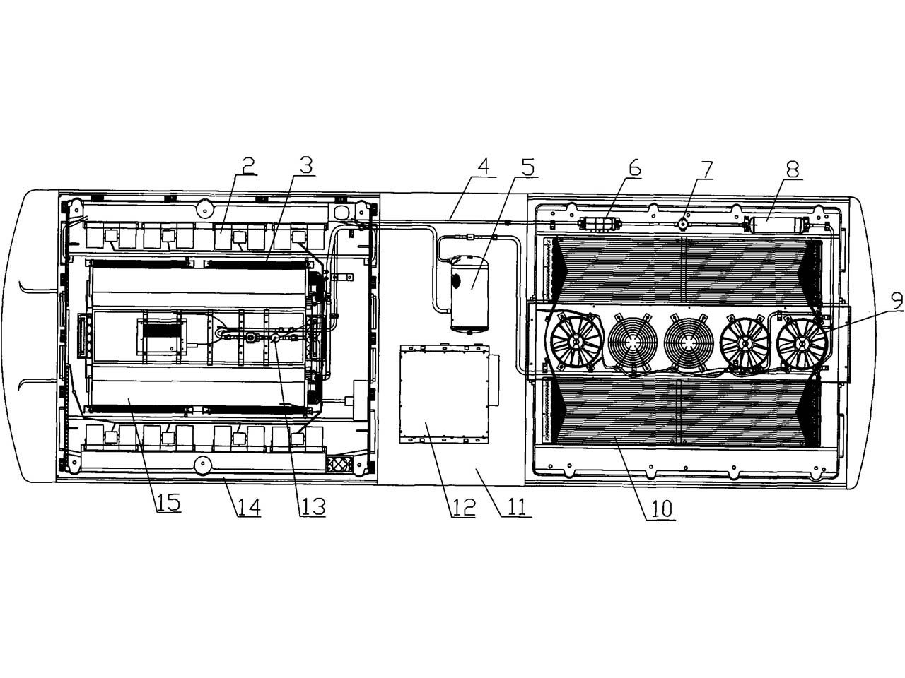 Bus Air Conditioner is a fully roof-mounted electric bus air conditioner